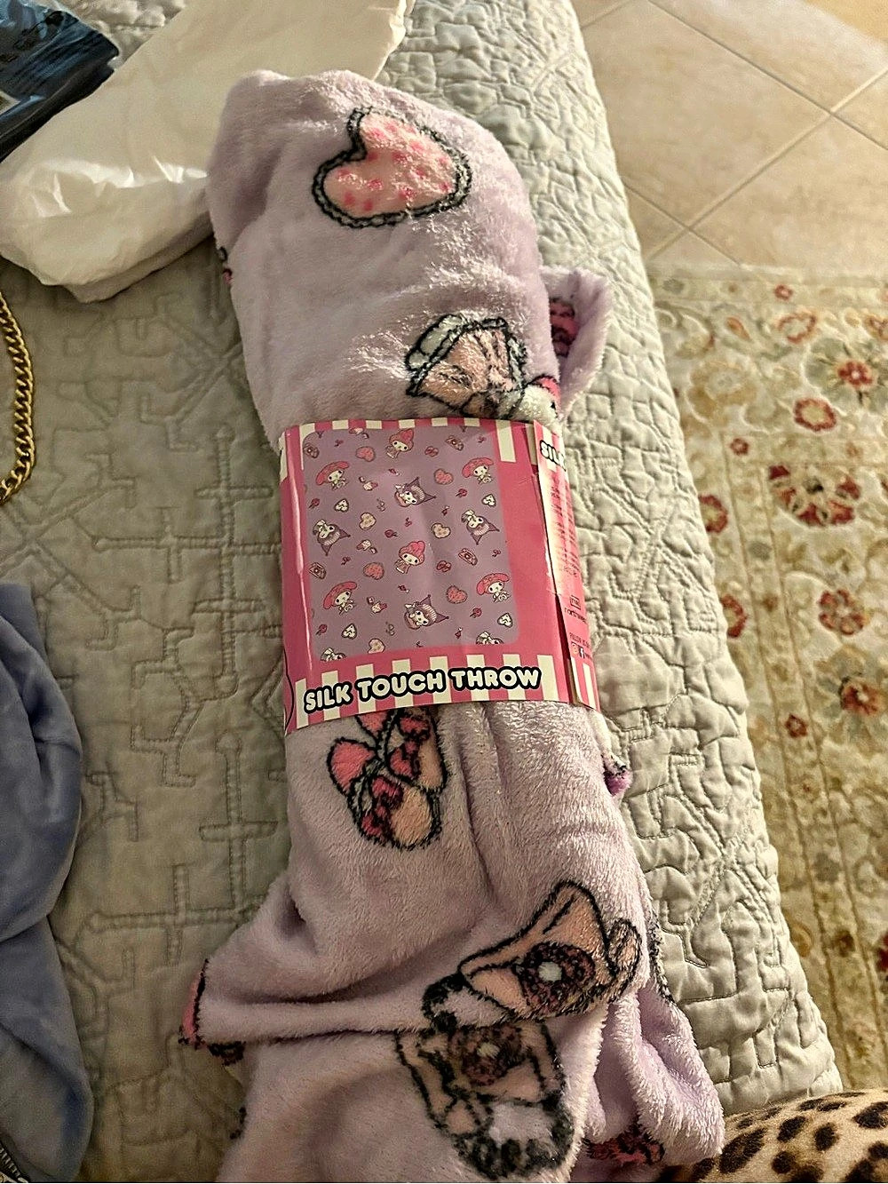 Sanrio My Melody & Kuromi Silk Touch Throw Pink Silk Touch Throw NWT